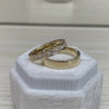 Diamond ring with gold cover premium design