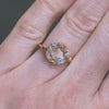 Luxury gold Diamond ring minimal design