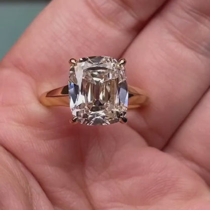 Gold diamond ring luxury jewelry for women