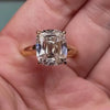 Gold diamond ring luxury jewelry for women