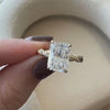 Trendy gold diamond ring modern design